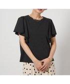 【ユナイテッドアローズ/UNITED ARROWS】のat ease フリル スリーブ カットソー -UVカット- BLACK|ID: prp329100004801939 ipo3291000000034839519