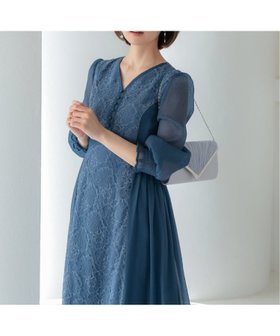 【ハレモード/haremode】の【haremode ハレモード公式】楊柳シフォンとレース組み合わせドレス 人気、トレンドファッション・服の通販 founy(ファニー) ファッション Fashion レディースファッション Fashion for Women ワンピース Dresses フォーマル・パーティードレス・結婚式用ドレス Elegant & Casual Dresses インナー Innerwear カーディガン Cardigan, Knitwear シフォン Chiffon, Lightweight Fabric スリーブ Sleeve, Long Sleeve / Short Sleeve トレンド Trend, Trending Now ドレス Dress, One-Piece フロント Front, Front Design レース Lace, Lace Fabric おすすめ Recommended / Our Picks 結婚式 Wedding 披露宴 Wedding Reception 二次会 After Party |ID:prp329100004801940