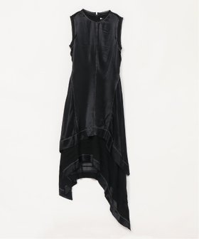 【スリーワン フィリップリム/3.1 Phillip Lim】 リキッドサテン アシンメトリーコンボドレス人気、トレンドファッション・服の通販 founy(ファニー) ファッション Fashion レディースファッション Fashion for Women ワンピース Dresses フォーマル・パーティードレス・結婚式用ドレス Elegant & Casual Dresses アシンメトリー Asymmetrical Style サテン Satin, Glossy Fabric ドレス Dress, One-Piece モダン Modern, Contemporary |ID:prp329100004801957