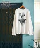 【グローバルワーク/GLOBAL WORK】のPEANUTS/ヘビロッTEE/プリント長袖/632935 アイボリー08|ID: prp329100004801960 ipo3291000000034839611