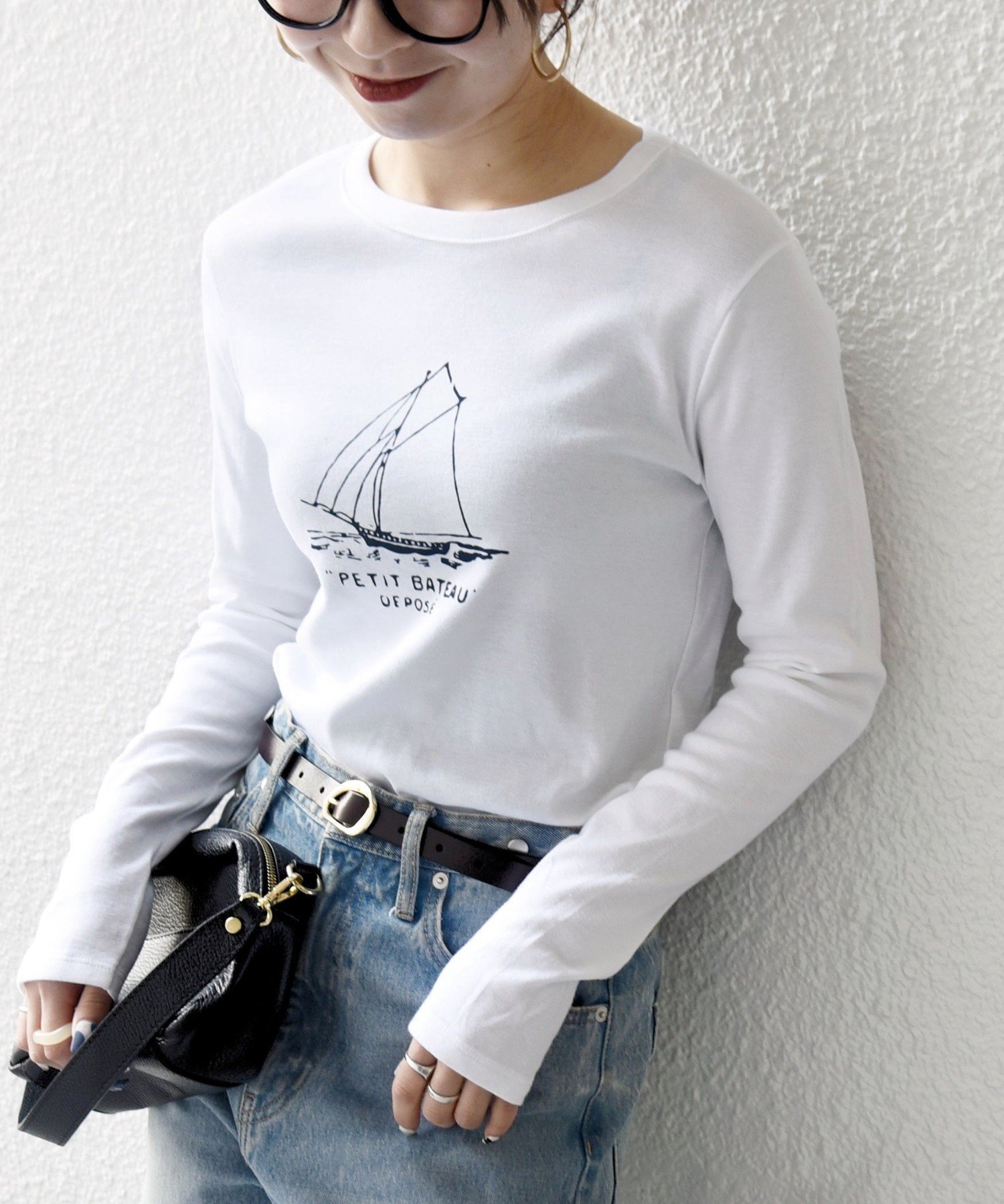 【シップス フォー ウィメン/SHIPS】の【SHIPS any別注】PETIT BATEAU 洗濯機可能 ロングスリーブ Tシャツ 人気、トレンドファッション・服の通販 founy(ファニー) ファッション Fashion レディースファッション Fashion for Women トップス・カットソー Cut & Sew Tops シャツ・ブラウス・オフィスカジュアル Elegant Blouses & Button-Ups ロングTシャツ・Tシャツ Longline T-Shirts & Tees インナー Innerwear 洗える Machine Washable サロペット Overalls, Salopette シンプル Simple, Minimal ジャケット Jacket, Outerwear スリーブ Sleeve, Long Sleeve / Short Sleeve デニム Denim, Jeans Material トレンド Trend, Trending Now フランス France, French フロント Front, Front Design プリント Print, Printed Pattern ベーシック Basic, Essential 別注 Limited Edition, Custom Order ロング Long, Long-Length 2026年 2026 other-1|ID: prp329100004801966 ipo3291000000034839630