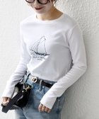 【シップス フォー ウィメン/SHIPS】の【SHIPS any別注】PETIT BATEAU 洗濯機可能 ロングスリーブ Tシャツ 人気、トレンドファッション・服の通販 founy(ファニー) ファッション Fashion レディースファッション Fashion for Women トップス・カットソー Cut & Sew Tops シャツ・ブラウス・オフィスカジュアル Elegant Blouses & Button-Ups ロングTシャツ・Tシャツ Longline T-Shirts & Tees インナー Innerwear 洗える Machine Washable サロペット Overalls, Salopette シンプル Simple, Minimal ジャケット Jacket, Outerwear スリーブ Sleeve, Long Sleeve / Short Sleeve デニム Denim, Jeans Material トレンド Trend, Trending Now フランス France, French フロント Front, Front Design プリント Print, Printed Pattern ベーシック Basic, Essential 別注 Limited Edition, Custom Order ロング Long, Long-Length 2026年 2026 thumbnail ホワイト|ID: prp329100004801966 ipo3291000000034839631