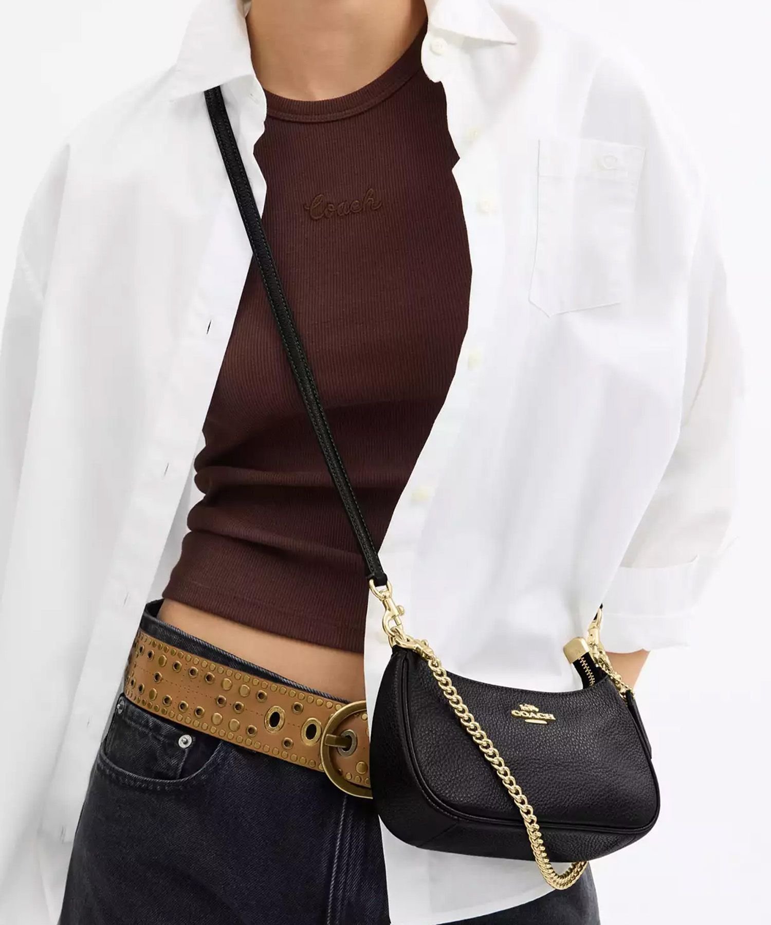 【コーチ/COACH】の【公式】テリ ミニ クロスボディ バッグ インテリア・キッズ・メンズ・レディースファッション・服の通販 founy(ファニー) ファッション Fashion レディースファッション Fashion for Women バッグ Bags iPhone アイフォーン iPhone シューズ Shoes, Footwear ポケット Pocket, Pocket Detail 財布 Wallet, Purse BLACK|ID: prp329100004801980 ipo3291000000034839736