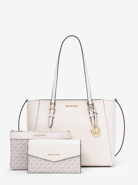 【マイケルコース/MICHAEL KORS】のCHARLOTTE 3 IN 1 トート ラージ マイケルコース 人気、トレンドファッション・服の通販 founy(ファニー) ファッション Fashion レディースファッション Fashion for Women バッグ Bags コレクション Collection, Seasonal Line ショルダー Shoulder, Shoulder Strap ドロップ Drop Shoulder, Dropped Style ラグジュアリー Luxury, Elegant |ID:prp329100004801981