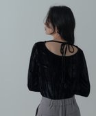 【インディヴィ/INDIVI】の【一部店舗限定】クラッシュベロア2Wayカットソー ブラック|ID: prp329100004801991 ipo3291000000034839836