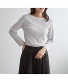 【イッカ/ikka】のストライプジャガードプルオーバー ライトグレー|ID: prp329100004801993 ipo3291000000034839849