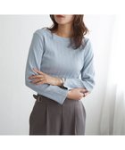 【イッカ/ikka】のストライプジャガードプルオーバー サックスブルー|ID: prp329100004801993 ipo3291000000034839853