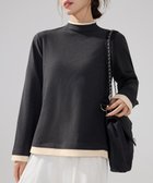 【ミニミニストア/miniministore】のハイネックトップス レイヤード風 長袖T チャコールグレー|ID: prp329100004802003 ipo3291000000035193127