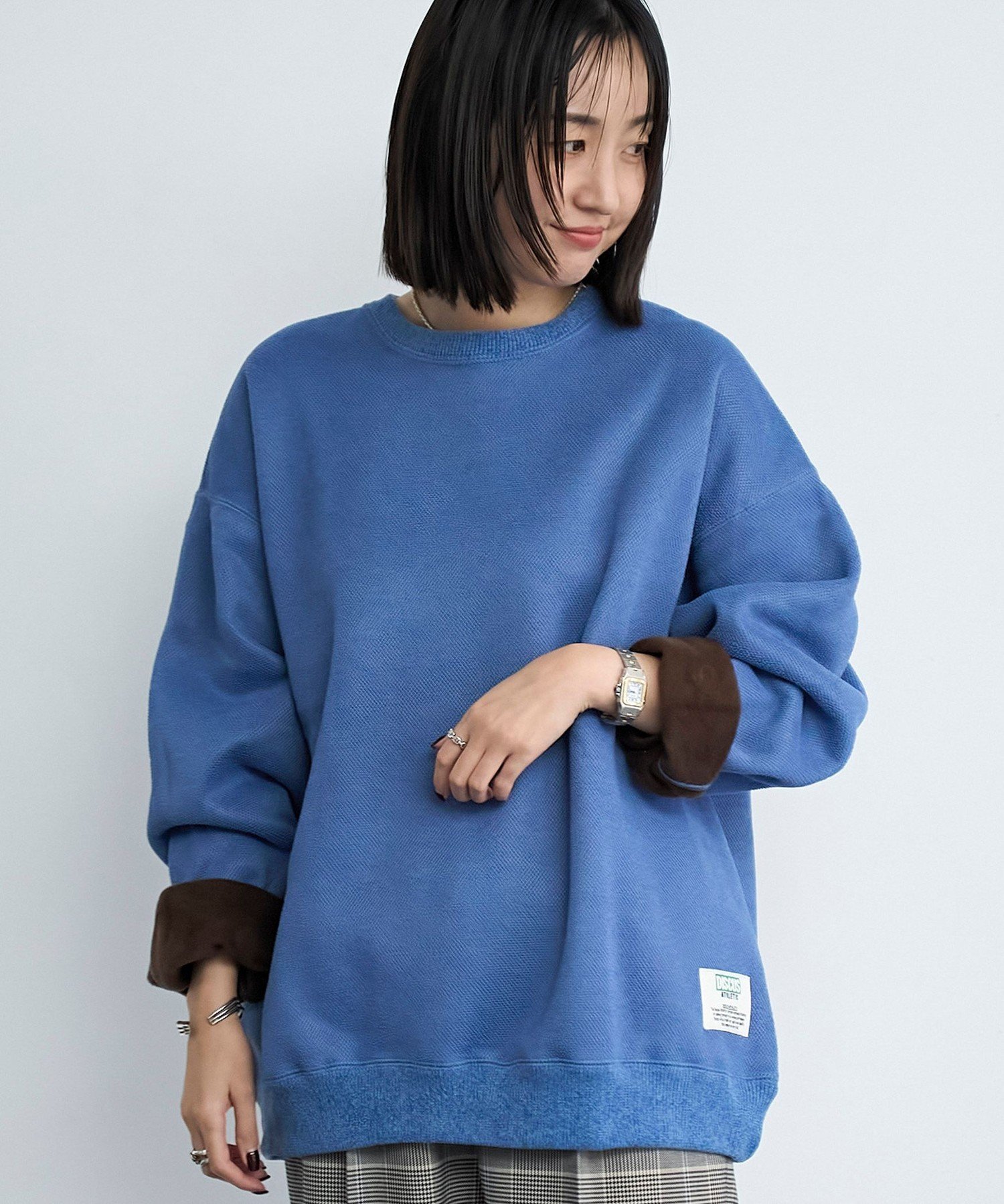 【コーエン/COEN】のDISCUS (ディスカス)裏フリース 配色プルオーバー インテリア・キッズ・メンズ・レディースファッション・服の通販 founy(ファニー) ファッション Fashion レディースファッション Fashion for Women トップス・カットソー Cut & Sew Tops カジュアルプルオーバー・ニットトップス Pullovers & Knit Tops / Casual Pullovers シンプル Simple, Minimal ベーシック Basic, Essential 別注 Limited Edition, Custom Order 無地 Plain, Solid Color リラックス Relax, Relaxed Fit おすすめ Recommended / Our Picks COBALT|ID: prp329100004802004 ipo3291000000034839963