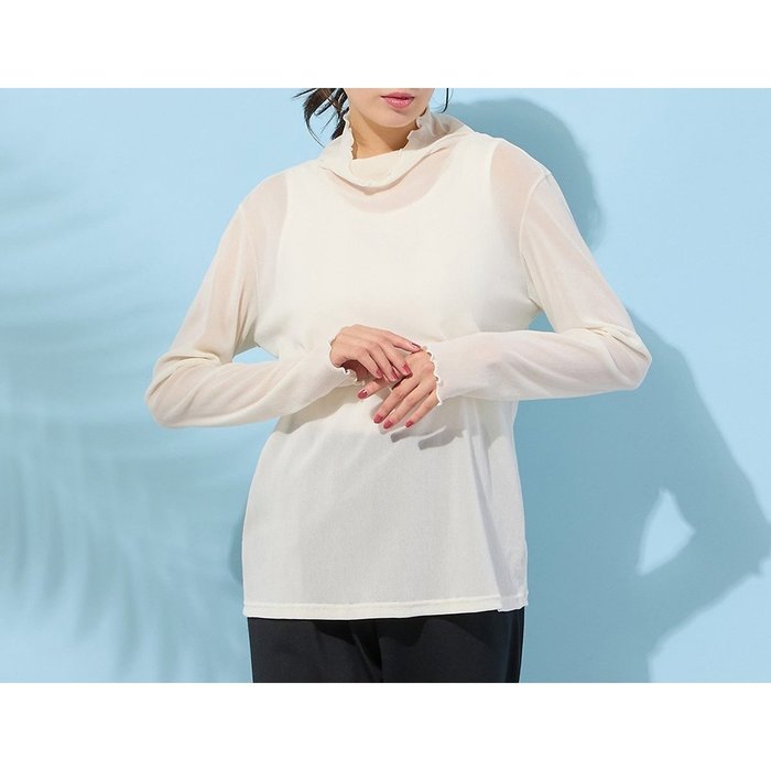 【ピサーノ/PISANO】の【手洗いOK】チュールフロッキー・ボトルネックカットソー インテリア・キッズ・メンズ・レディースファッション・服の通販 founy(ファニー) https://founy.com/ ファッション Fashion レディースファッション Fashion for Women トップス・カットソー Cut & Sew Tops カットソー・ベーシックTシャツ Cut-and-Sewn Tops / Stretch Tees & Basics インナー Innerwear エレガント 上品 Elegant チュール Tulip, Tulip Motif トレンド Trend, Trending Now 長袖 Long Sleeve, Full Sleeve フィット Fit, Slim Fit ベーシック Basic, Essential ボトルネック Bottle Neck, Mock Neck |ID: prp329100004802007 ipo3291000000034839989