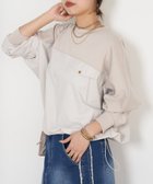 【ジェナ エスパス メルヴェイユ/Jena espace merveilleux】の【1枚で様になる/ラクチン綺麗】フハク切替ダンボールカットソー ベージュ|ID: prp329100004802042 ipo3291000000034840185