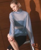 【ドノバン/DONOBAN】のtulle layered tops ブルー|ID: prp329100004802046 ipo3291000000034840203