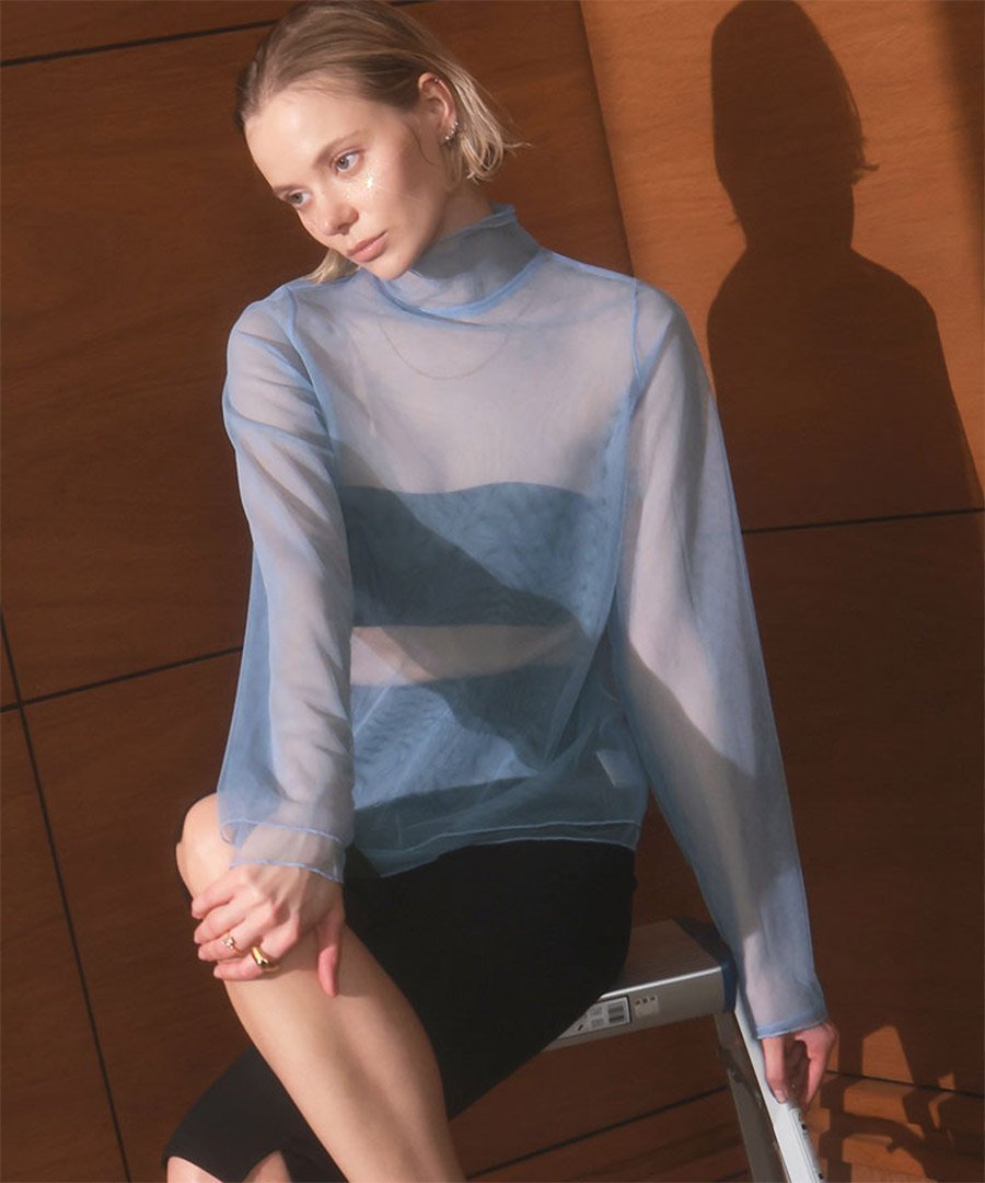 【ドノバン/DONOBAN】のtulle layered tops インテリア・キッズ・メンズ・レディースファッション・服の通販 founy(ファニー) ファッション Fashion レディースファッション Fashion for Women トップス・カットソー Cut & Sew Tops インナー Innerwear シンプル Simple, Minimal チュール Tulip, Tulip Motif ドレス Dress, One-Piece ベーシック Basic, Essential ポケット Pocket, Pocket Detail おすすめ Recommended / Our Picks ブルー|ID: prp329100004802046 ipo3291000000034840203