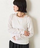 【ジェナ エスパス メルヴェイユ/Jena espace merveilleux】の【レイヤードにも最適 ぴらこ企画 WEB限定】タンクレイヤーカットソー オフホワイト|ID: prp329100004802050 ipo3291000000034840213
