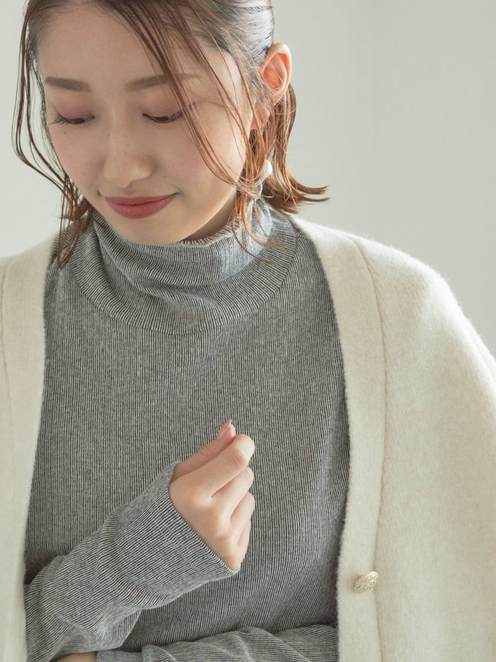 【テチチ/Te chichi】の【宮本茉由着用】カラータートルインナー インテリア・キッズ・メンズ・レディースファッション・服の通販 founy(ファニー) https://founy.com/ ファッションモデル・俳優・女優 Models 女性 Women 宮本茉由 MIyamoto Mayu ファッション Fashion レディースファッション Fashion for Women インナー Innerwear ストライプ Stripe, Striped Pattern タートル Turtleneck, Turtle Collar フィット Fit, Slim Fit ベーシック Basic, Essential ロング Long, Long-Length 無地 Plain, Solid Color |ID: prp329100004802053 ipo3291000000034840236