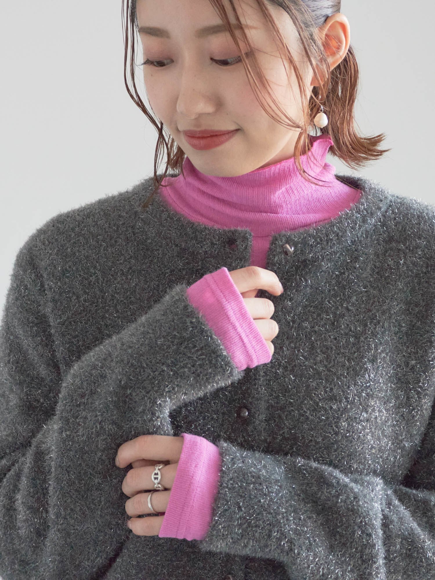 【テチチ/Te chichi】の【宮本茉由着用】カラータートルインナー インテリア・キッズ・メンズ・レディースファッション・服の通販 founy(ファニー) ファッションモデル・俳優・女優 Models 女性 Women 宮本茉由 MIyamoto Mayu ファッション Fashion レディースファッション Fashion for Women インナー Innerwear ストライプ Stripe, Striped Pattern タートル Turtleneck, Turtle Collar フィット Fit, Slim Fit ベーシック Basic, Essential ロング Long, Long-Length 無地 Plain, Solid Color ピンク|ID: prp329100004802053 ipo3291000000034840240