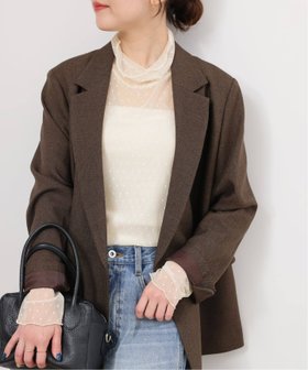 【ジャーナルスタンダード レリューム/JOURNAL STANDARD relume】の《追加》チュールドットハイネック 人気、トレンドファッション・服の通販 founy(ファニー) ファッション Fashion レディースファッション Fashion for Women 2025年 2025 2025-2026秋冬・A/W Autumn/Winter 2025–26 AW25–26 スウェット / スエット Sweatshirt, Sweatwear ドット Polka Dot, Dot Pattern |ID:prp329100004802057