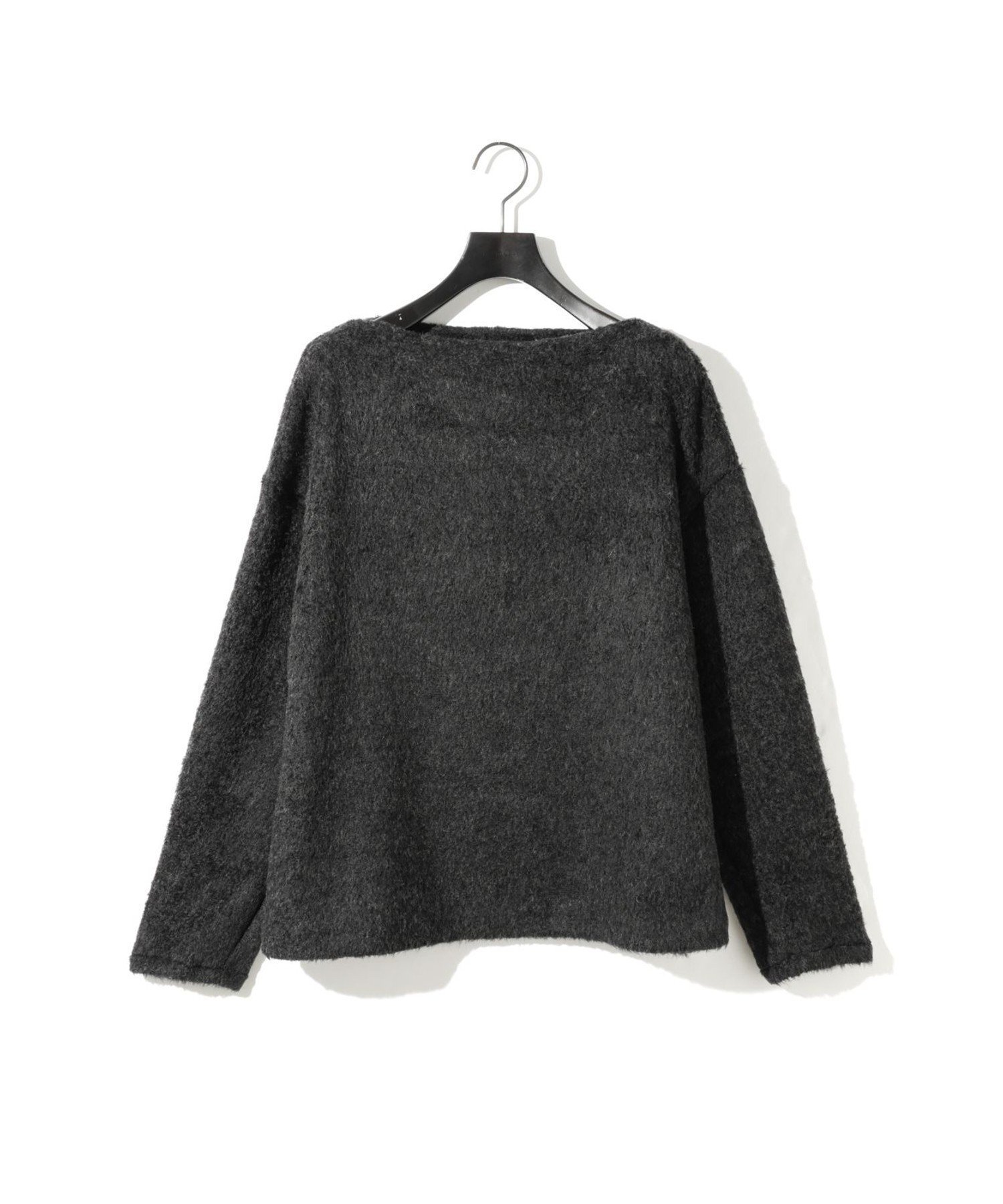 【マーコート/MARcourt】のMIDIUMISOLID for Ladies シャギープルオーバー インテリア・キッズ・メンズ・レディースファッション・服の通販 founy(ファニー) ファッション Fashion レディースファッション Fashion for Women トップス・カットソー Cut & Sew Tops カジュアルプルオーバー・ニットトップス Pullovers & Knit Tops / Casual Pullovers おすすめ Recommended / Our Picks スラックス Slacks, Dress Pants デニム Denim, Jeans Material バランス Balance, Style Balance ポケット Pocket, Pocket Detail リラックス Relax, Relaxed Fit 無地 Plain, Solid Color 長袖 Long Sleeve, Full Sleeve チャコールグレー|ID: prp329100004802068 ipo3291000000034840356