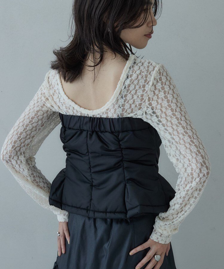 【インディヴィ/INDIVI】のバックカットアウトレースカットソー 人気、トレンドファッション・服の通販 founy(ファニー) ファッション Fashion レディースファッション Fashion for Women トップス・カットソー Cut & Sew Tops カットソー・ベーシックTシャツ Cut-and-Sewn Tops / Stretch Tees & Basics シンプル Simple, Minimal ラウンド Round, Round Neck レース Lace, Lace Fabric other-1|ID: prp329100004802076 ipo3291000000034840463