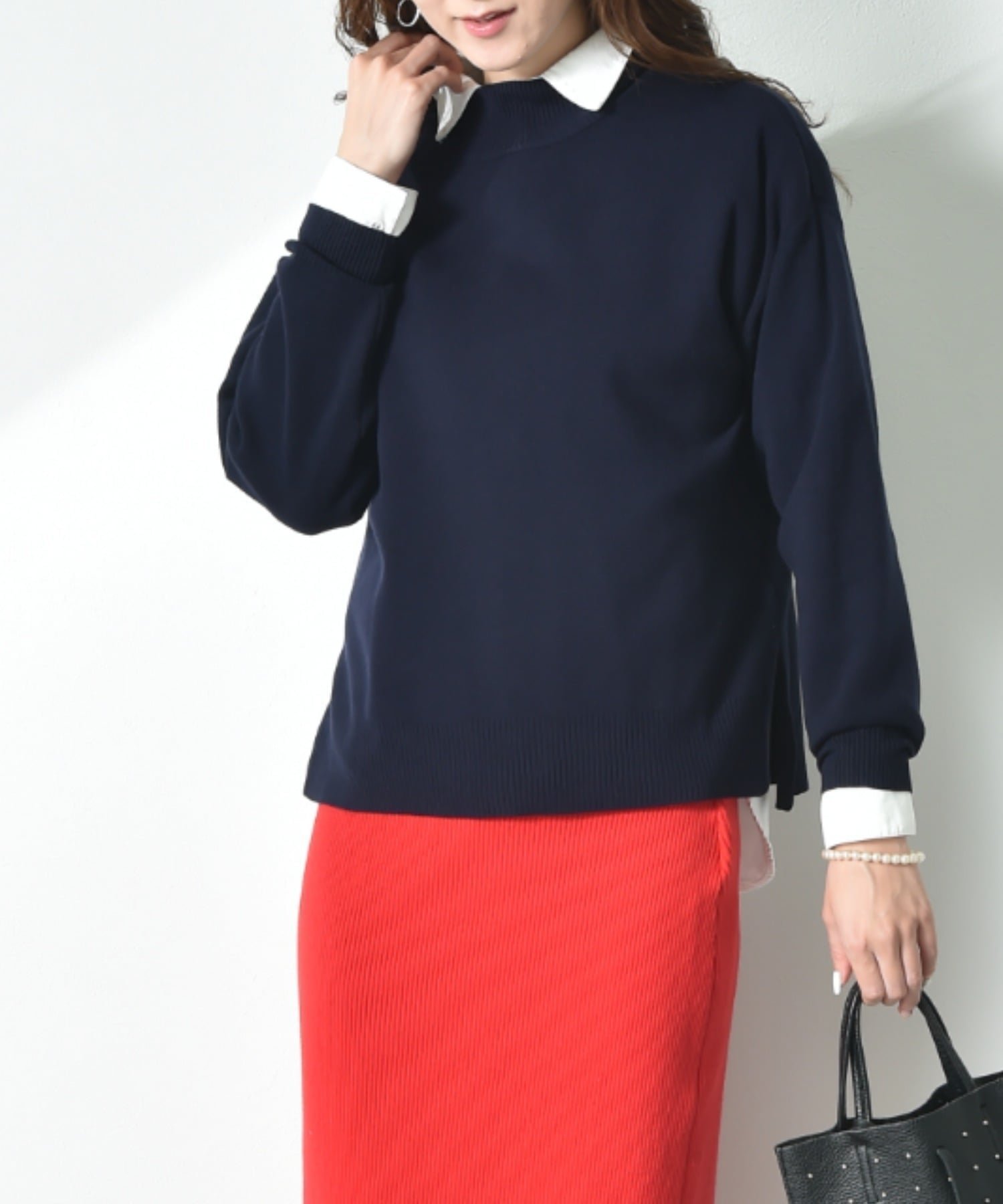 【インタープラネット/INTERPLANET】の総針モックネックプルオーバー 人気、トレンドファッション・服の通販 founy(ファニー) ファッション Fashion レディースファッション Fashion for Women トップス・カットソー Cut & Sew Tops カジュアルプルオーバー・ニットトップス Pullovers & Knit Tops / Casual Pullovers コンパクト Compact, Small Size シンプル Simple, Minimal デニム Denim, Jeans Material ベーシック Basic, Essential モックネック Mock Neck, Short Turtleneck エレガント 上品 Elegant other-1|ID: prp329100004802117 ipo3291000000034840702