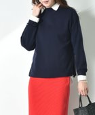 【インタープラネット/INTERPLANET】の総針モックネックプルオーバー 人気、トレンドファッション・服の通販 founy(ファニー) ファッション Fashion レディースファッション Fashion for Women トップス・カットソー Cut & Sew Tops カジュアルプルオーバー・ニットトップス Pullovers & Knit Tops / Casual Pullovers コンパクト Compact, Small Size シンプル Simple, Minimal デニム Denim, Jeans Material ベーシック Basic, Essential モックネック Mock Neck, Short Turtleneck エレガント 上品 Elegant thumbnail ネイビー|ID: prp329100004802117 ipo3291000000034840704