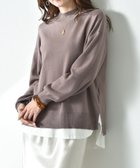 【インタープラネット/INTERPLANET】の総針モックネックプルオーバー 人気、トレンドファッション・服の通販 founy(ファニー) ファッション Fashion レディースファッション Fashion for Women トップス・カットソー Cut & Sew Tops カジュアルプルオーバー・ニットトップス Pullovers & Knit Tops / Casual Pullovers コンパクト Compact, Small Size シンプル Simple, Minimal デニム Denim, Jeans Material ベーシック Basic, Essential モックネック Mock Neck, Short Turtleneck エレガント 上品 Elegant thumbnail モカ|ID: prp329100004802117 ipo3291000000034840705