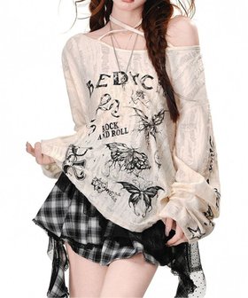 【チェルカ/CERCA】のNia/Nia(ニア)/ワンショル マルチネック ダメージロンT カットソー 人気、トレンドファッション・服の通販 founy(ファニー) ファッション Fashion レディースファッション Fashion for Women トップス・カットソー Cut & Sew Tops ロングTシャツ・Tシャツ Longline T-Shirts & Tees カットソー・ベーシックTシャツ Cut-and-Sewn Tops / Stretch Tees & Basics カットソー Cut and Sewn Top ダメージ Distressed, Destroyed ワンショル One Shoulder, Asymmetrical |ID:prp329100004802123