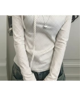 【チェルカ/CERCA】のNia/Nia(ニア)/チョーカーリボン ドットワンショルダー長袖 人気、トレンドファッション・服の通販 founy(ファニー) ファッション Fashion レディースファッション Fashion for Women トップス・カットソー Cut & Sew Tops 長袖 Long Sleeve, Full Sleeve |ID:prp329100004802128