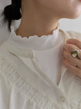 【サマンサモスモス/Samansa Mos2】の【吸湿発熱】リブフリル衿PO 人気、トレンドファッション・服の通販 founy(ファニー) ファッション Fashion レディースファッション Fashion for Women おすすめ Recommended / Our Picks インナー Innerwear カーディガン Cardigan, Knitwear シンプル Simple, Minimal ジャケット Jacket, Outerwear デニム Denim, Jeans Material フリル Frill, Ruffle エレガント 上品 Elegant |ID:prp329100004802147