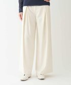 【ヒロコビス/HIROKO BIS】の【洗える】フロントタックフレアワイドパンツ 人気、トレンドファッション・服の通販 founy(ファニー) ファッション Fashion レディースファッション Fashion for Women パンツ Pants & Trousers おすすめ Recommended / Our Picks ウォーム Warm Fabric エレガント 上品 Elegant フォルム Silhouette, Form フレア Flare, Flared フロント Front, Front Design 今季 This Season, Current Season 冬 Winter / This Winter 洗える Machine Washable thumbnail アイボリー|ID: prp329100004802210 ipo3291000000034841254