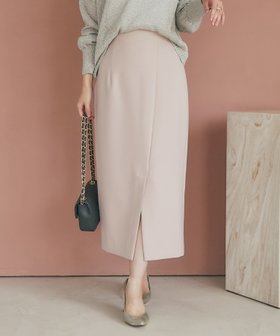 【ラブティックボンボン/La boutique BonBon】の【お上品シルエット】ダブルクロスナロースカート 人気、トレンドファッション・服の通販 founy(ファニー) ファッション Fashion レディースファッション Fashion for Women スカート Skirts 洗える Machine Washable シンプル Simple, Minimal ジャケット Jacket, Outerwear スリム Slim, Slim Fit タイトスカート Pencil Skirt, Tight Skirt フロント Front, Front Design ポケット Pocket, Pocket Detail エレガント 上品 Elegant ビジネス 仕事 通勤 Business / Work / Commuting |ID:prp329100004802228