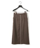 【マーコート/MARcourt】のMIDIUMISOLID for Ladies フロントジップスカート 人気、トレンドファッション・服の通販 founy(ファニー) ファッション Fashion レディースファッション Fashion for Women スカート Skirts スタンダード Standard, Basic スリット Slit, Slit Detail フロント Front, Front Design ポケット Pocket, Pocket Detail メランジ Melange, Mixed Yarn ロング Long, Long-Length 無地 Plain, Solid Color thumbnail ブラウン|ID: prp329100004802232 ipo3291000000034841411