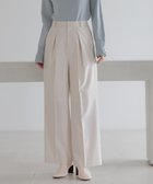 【アンデミュウ/Andemiu】のカサネタックストレートパンツ 人気、トレンドファッション・服の通販 founy(ファニー) ファッション Fashion レディースファッション Fashion for Women パンツ Pants & Trousers シンプル Simple, Minimal ストレート Straight, Straight Cut フロント Front, Front Design thumbnail アイボリー|ID: prp329100004802249 ipo3291000000034841496