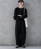 【ビーフラット/bflat】のダンボールニットカーブパンツ 人気、トレンドファッション・服の通販 founy(ファニー) ファッション Fashion レディースファッション Fashion for Women パンツ Pants & Trousers スウェット / スエット Sweatshirt, Sweatwear ストレッチ Stretch, Stretchy Fabric スポーティ Sporty, Casual Athletic セットアップ Set-Up, Coordinated Outfit とろみ Fluid, Flowy Fabric トレンド Trend, Trending Now リラックス Relax, Relaxed Fit ワイド Wide, Wide Fit thumbnail ブラック|ID: prp329100004802271 ipo3291000000034841664
