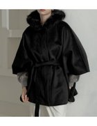 【リエディ/Re:EDIT】のリバーフーディーポンチョコート 人気、トレンドファッション・服の通販 founy(ファニー) ファッション Fashion レディースファッション Fashion for Women アウター Coat / Outerwear Collection コート・ロングコート・ピーコート Long Coats, Peacoats & More ポンチョ・ケープコート Ponchos & Capes クラシカル Classical, Vintage-Inspired トレンド Trend, Trending Now なめらか Smooth, Silky Texture バランス Balance, Style Balance フェイクファー Faux Fur, Imitation Fur フェイス Face, Facial Design ポケット Pocket, Pocket Detail ミドル Middle Length, Mid Height ワイド Wide, Wide Fit 冬 Winter / This Winter おすすめ Recommended / Our Picks エレガント 上品 Elegant thumbnail ブラック|ID: prp329100004802288 ipo3291000000034841771