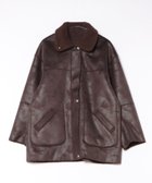 【セットアップセブン/SETUP7】のMAISON BREEZE reveur/リバーシブルFムートンコート trc 人気、トレンドファッション・服の通販 founy(ファニー) ファッション Fashion レディースファッション Fashion for Women アウター Coat / Outerwear Collection コート・ロングコート・ピーコート Long Coats, Peacoats & More ヴィンテージ Vintage Style スタンド Stand Collar, Upright Stand デニム Denim, Jeans Material パッチ Patch, Appliqué フェイクムートン Faux Shearling, Faux Mouton ポケット Pocket, Pocket Detail 防寒 Cold Protection, Winter-Ready リバーシブル Reversible, Two-Sided A/W・秋冬 Autumn/Winter 再入荷 Restock / Back in Stock 2025年 2025 2025-2026秋冬・A/W Autumn/Winter 2025–26 AW25–26 thumbnail BRN|ID: prp329100004802296 ipo3291000000034841837