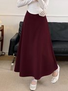 【ドゥーベル/Doux Belle】のAラインフレアスカート レディース スカート ワインレッド|ID: prp329100004802351 ipo3291000000034947092