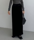 【ジュノア/JUNOAH】のcallautia Iラインスカート 人気、トレンドファッション・服の通販 founy(ファニー) ファッション Fashion レディースファッション Fashion for Women スカート Skirts thumbnail ブラック|ID: prp329100004802357 ipo3291000000034842304