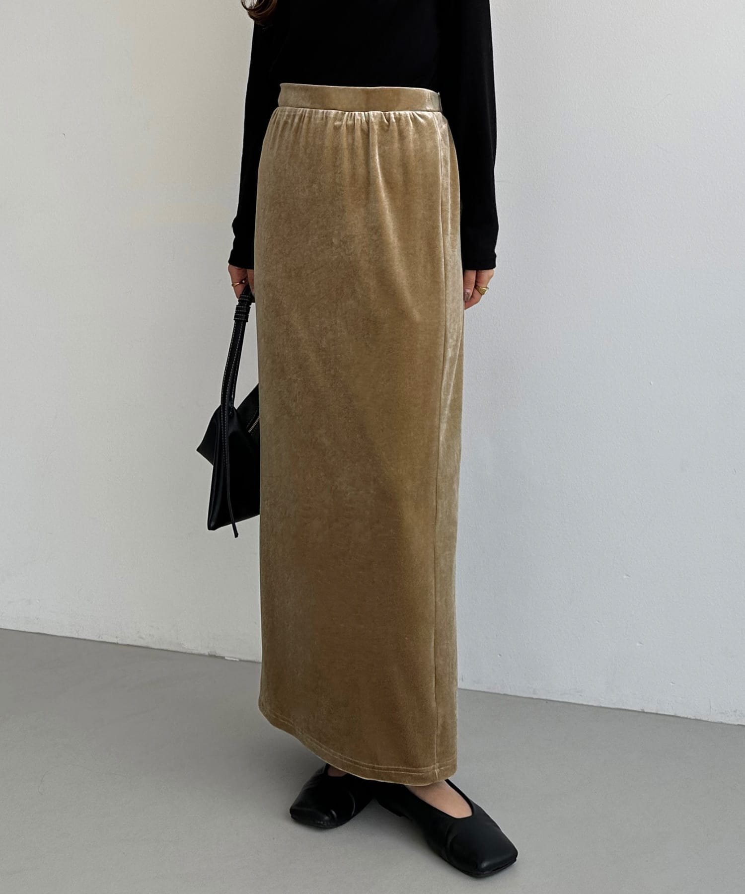 【ジュノア/JUNOAH】のcallautia Iラインスカート インテリア・キッズ・メンズ・レディースファッション・服の通販 founy(ファニー) ファッション Fashion レディースファッション Fashion for Women スカート Skirts グレージュ|ID: prp329100004802357 ipo3291000000034842308