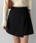 【ジュノア/JUNOAH】のcallautia ラップ風リボンミニスカート(インパン付き) 人気、トレンドファッション・服の通販 founy(ファニー) ファッション Fashion レディースファッション Fashion for Women スカート Skirts ミニスカート Mini Skirts ミニスカート Mini Skirt, Short Skirt ラップ Wrap, Wrap Design リボン Ribbon, Bow thumbnail ブラック|ID: prp329100004802360 ipo3291000000034842317