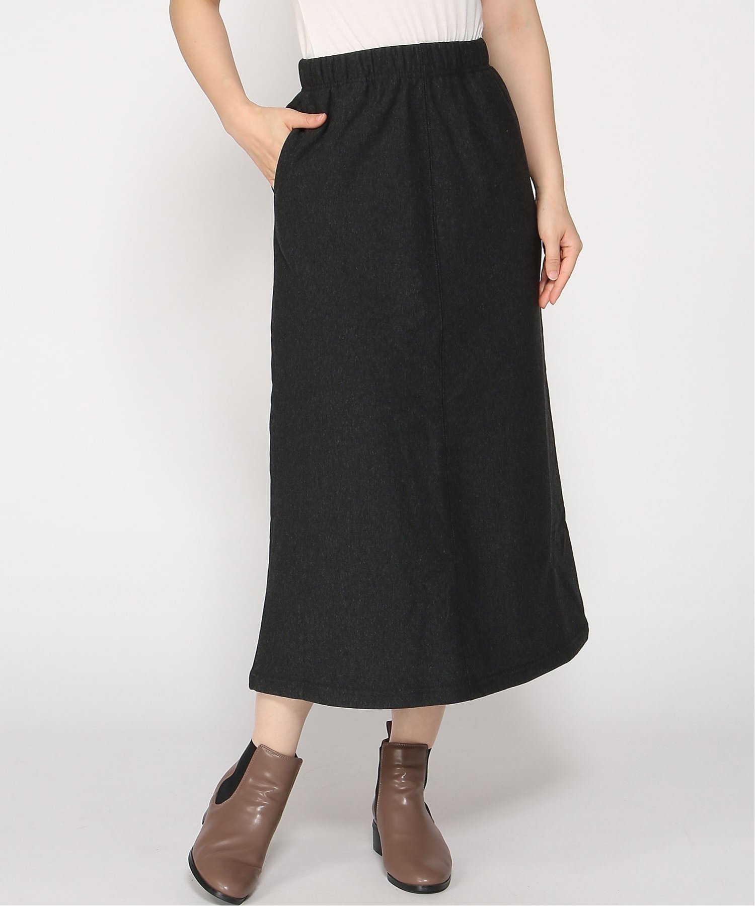 【クロコダイル/CROCODILE】のウエストゴム 裏起毛 スカート 人気、トレンドファッション・服の通販 founy(ファニー) ファッション Fashion レディースファッション Fashion for Women スカート Skirts other-1|ID: prp329100004802362 ipo3291000000034842329