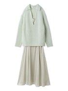 【スナイデル/SNIDEL】のキーネックニットセットキャミワンピース MNT[021]|ID:prp329100004802408