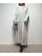 【スナイデル/SNIDEL】のキーネックニットセットキャミワンピース MNT[021]|ID: prp329100004802408 ipo3291000000035122843