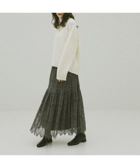 【グローバルワーク/GLOBAL WORK】のHugmeニットレーススカートSET/601261 人気、トレンドファッション・服の通販 founy(ファニー) ファッション Fashion レディースファッション Fashion for Women スカート Skirts おすすめ Recommended / Our Picks クリスマス X'mas Christmas / X'mas スウェット / スエット Sweatshirt, Sweatwear セットアップ Set-Up, Coordinated Outfit ダウン Down, Puffer デニム Denim, Jeans Material フェミニン Feminine, Girly ペチコート Petticoat, Underskirt レース Lace, Lace Fabric ロング Long, Long-Length 楽ちん Easy Fit, Comfortable |ID:prp329100004802414