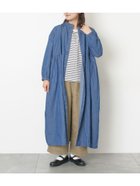 【サマンサモスモス/Samansa Mos2】のデニムバンドカラーワンピース ≪S/Mサイズ≫ 人気、トレンドファッション・服の通販 founy(ファニー) ファッション Fashion レディースファッション Fashion for Women ワンピース Dresses デニム Denim, Jeans Material エレガント 上品 Elegant thumbnail ブルー|ID: prp329100004802424 ipo3291000000034842753