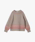 【アニエスベー ファム/agnes b. FEMME】のノルディックニットプルオーバー 人気、トレンドファッション・服の通販 founy(ファニー) ファッション Fashion レディースファッション Fashion for Women トップス・カットソー Cut & Sew Tops ニット Knit Tops & Sweaters カジュアルプルオーバー・ニットトップス Pullovers & Knit Tops / Casual Pullovers アクリル Acrylic Material デニム Denim, Jeans Material ハーフ Half, Half-Length モチーフ Motif, Design Theme thumbnail ベージュ|ID: prp329100004802427 ipo3291000000034862234