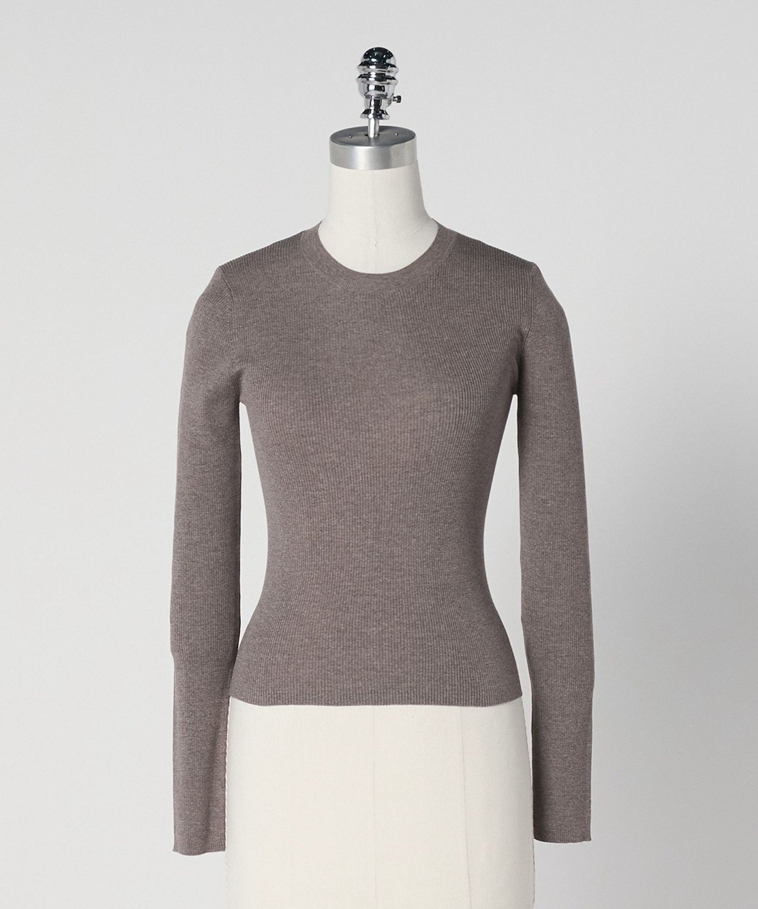 【ユナイテッドアローズ/UNITED ARROWS】のLOEFF 18ゲージ リブ クルーネック ニット 人気、トレンドファッション・服の通販 founy(ファニー) ファッション Fashion レディースファッション Fashion for Women トップス・カットソー Cut & Sew Tops ニット Knit Tops & Sweaters シンプル Simple, Minimal ベーシック Basic, Essential エレガント 上品 Elegant other-1|ID: prp329100004802435 ipo3291000000034861553