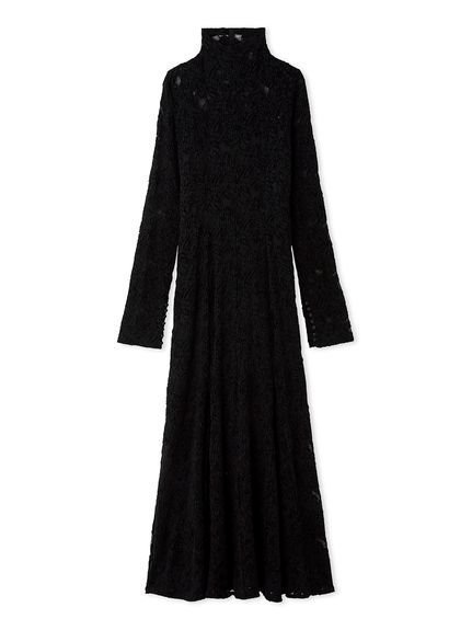 【フレイ アイディー/FRAY I.D】のフラワーストレッチレースワンピース インテリア・キッズ・メンズ・レディースファッション・服の通販 founy(ファニー) 　ファッション　Fashion　レディースファッション　Fashion for Women　ワンピース　Dresses　インナー　Innerwear　ヴィンテージ　Vintage Style　キャミソール　Camisole, Spaghetti Strap Top　今季　This Season, Current Season　スマート　Smart, Elegant　定番　Standard, Basic Item　人気　Popular, Best Seller　ハイネック　High Neck, Mock Neck　ベロア　Velour, Soft Velvet　レース　Lace, Lace Fabric　おすすめ　Recommended / Our Picks　エレガント 上品　Elegant　BLK[009]|ID: prp329100004802441 ipo3291000000034842860