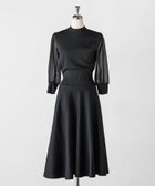 【ロートレ アモン/LAUTRE AMONT】のハイネックシアースリーブニットワンピース 人気、トレンドファッション・服の通販 founy(ファニー) ファッション Fashion レディースファッション Fashion for Women ワンピース Dresses ニットワンピース Knit Dresses 2024年 2024 2024-2025秋冬・A/W Autumn/Winter 2024–25 AW24–25 エレガント 上品 Elegant シアー Sheer, See-Through ドレス Dress, One-Piece 秋 Autumn A/W・秋冬 Autumn/Winter ビジネス 仕事 通勤 Business / Work / Commuting thumbnail ブラック|ID: prp329100004802445 ipo3291000000034842885