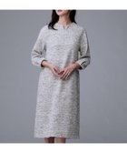 【アンタイトル/UNTITLED】の【洗える/ストレッチ】ツイードジャージワンピース オフホワイト|ID: prp329100004802447 ipo3291000000035068035